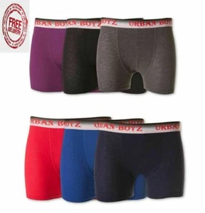 Men's Urban Boxer Assorted Colors Rich Cotton Lycra Shorts In All Sizes Lot - Picture 1 of 1