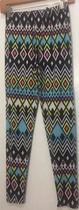 Women's Leggings Multi Colors By Fancy Fan NWT Size:One Size - Picture 1 of 3