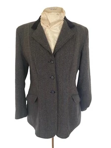 Ladies Caldene Blue Tweed Show Jacket Size 38”.    Ref N01 - Picture 1 of 6
