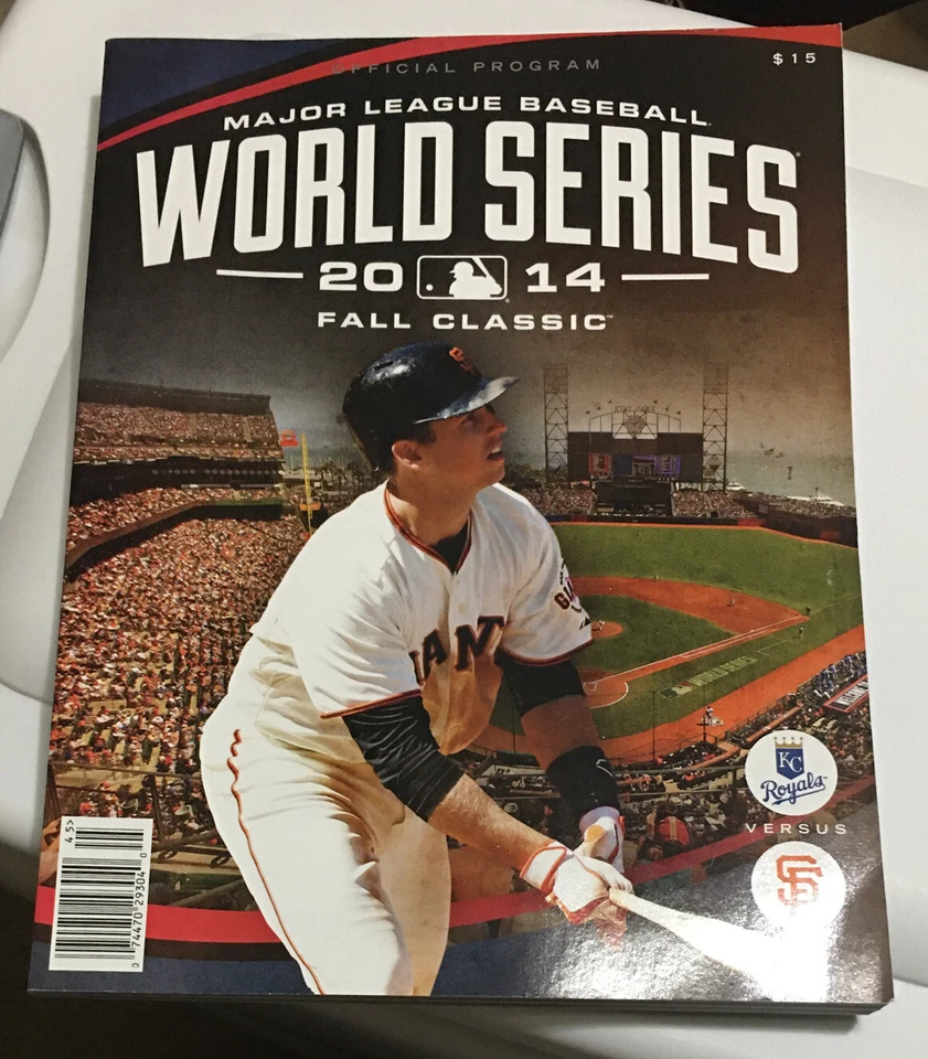 2014 World Series Program SF Giants vs. KC Royals Buster Posey Version - Image 1 of 1