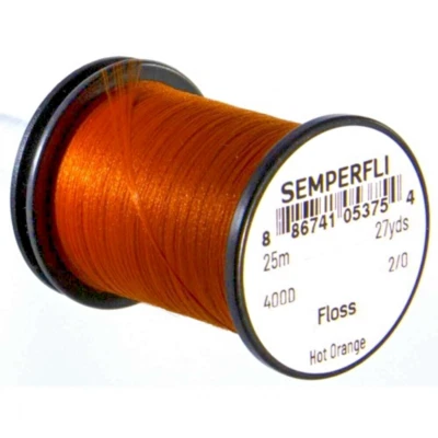 Semperfli Floss 2/0 400D Hot Orange - Fliegenbindematerial