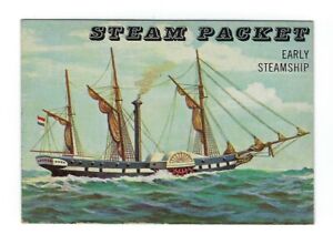 1955 TOPPS RAILS AND SAILS #170 STEAM PACKET  EXNM 