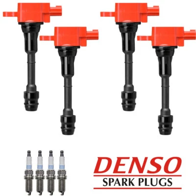 Bobina de encendido Energy y bujía Denso Platinum para 02-07 Nissan Altima UF350 Foto 1 de 4