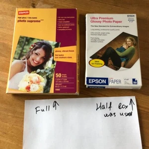 Epson Ultra Premium Glossy Photo Paper Staples  Photo Supreme High Gloss - Picture 1 of 7