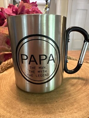PAPA Belt Clip Tin Cup ,The Man, The Myth, The Legend - Image 1 of 3