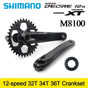 Shimano Deore XT M8100 1x12 Gang 165/170/175MM Kettenblatt 32T 34T 36T Kurbelsatz - Bild 1 von 3