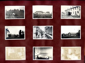 guerre 1914-1818.9 photos . chemin de fer . camp . Ville - Bild 1 von 1