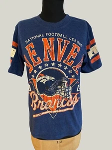 Women's Vtg Denver Broncos Football Pay Dirt Short Sleeve Sz Small - Picture 1 of 6