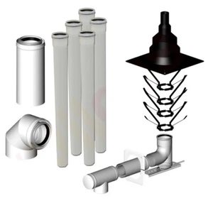 Almeva Abgas Paket für Schachtsanierung 10 m RLU für Viessmann Vitorondens 200- - Bild 1 von 2