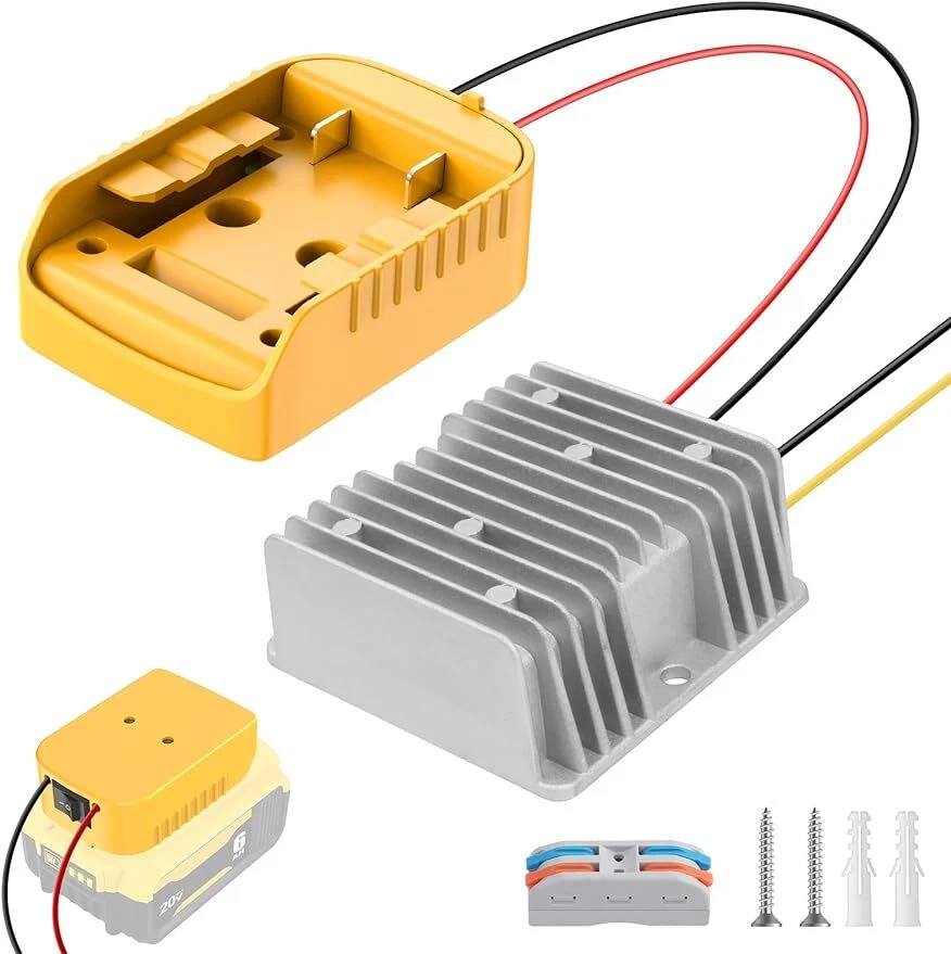 20V to 12V Step Down Converter for Dewalt DC Voltage Regulator 15A 180W Inverter - Image 1 of 4