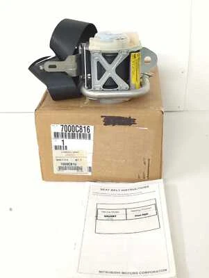 Nuevo cinturón de seguridad original OEM Mitsubishi 2007-2012 Galant 7000C816 delantero negro  Foto 1 de 4