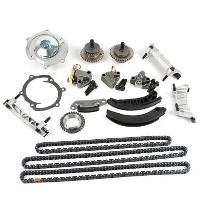 Timing Chain Kit Water Pump For 2007-11 Cadillac STS 2011-2015 GMC Acadia Buick - Image 1 of 4