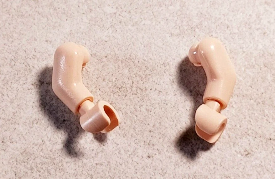 New LEGO Arms Sleeveless Set Hands Matching Peachie Flesh Caucasian Unisex R & L - Image 1 of 1