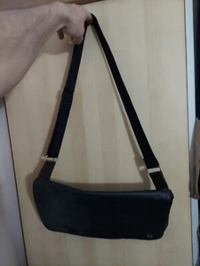 Jack Spade New York Unisex Adults Tote Bag Black leather and cotton  - Picture 1 of 6