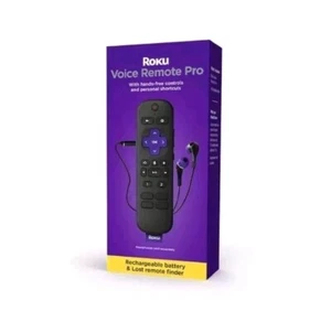 New Sealed Roku Voice Remote Pro Rechargeable voice remote TV control RCS01R OEM - Picture 1 of 10