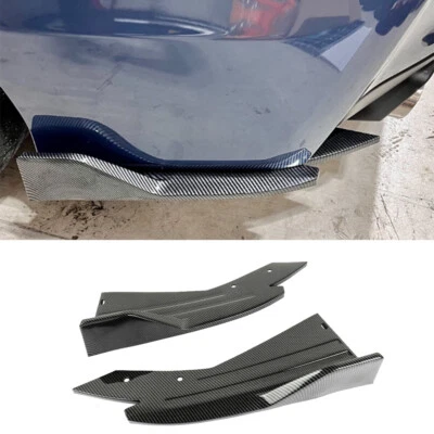 For Mazda 2 3 6 Rear Bumper lip Spoiler Splitter Diffuser Carbon Fiber - Image 1 of 4