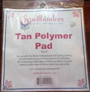 Spellbinders Large Embossing Pads 12"x12" Spellbinders Part W-005 - Picture 1 of 2