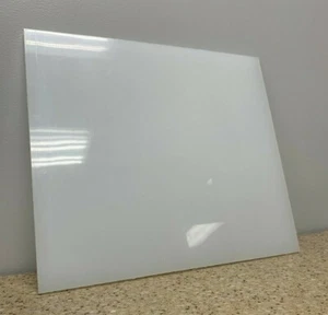 3/8" Thick NATURAL WHITE POLYPROPYLENE Sheets 13" W x 14" L 2pc - Picture 1 of 1