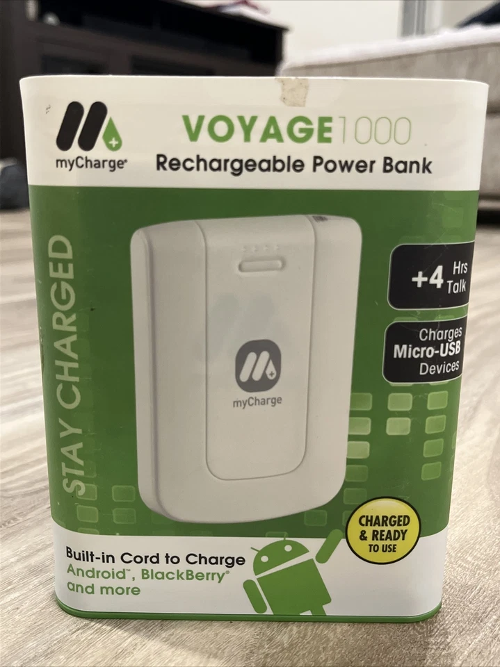 myCharge Power Bank RFAM-0206 Voyage Batería Portátil Android BlackBerry Nuevo en Paquete Foto 1 de 3