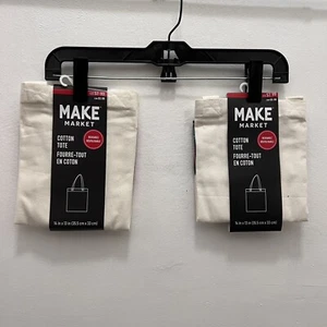 Nuevo con etiquetas-Hacer mercado Navidad vacaciones artesanía lona bolso surtido paquete de 4 - Imagen 1 de 3