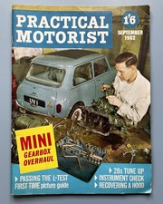 Practical Motorist Magazine Vintage September 1962 Mini Gearbox Overhaul