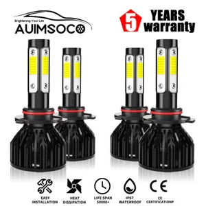 For Toyota Sienna 2004-2010 9005 9006 Combo LED Headlight Hi/Lo Beam Bulbs Kit - Picture 1 of 15