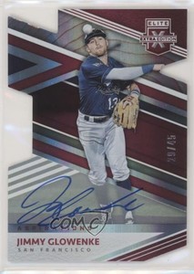 2020 Elite Extra Edition Aspirations Die-Cut Signatures /45 Jimmy Glowenke Auto