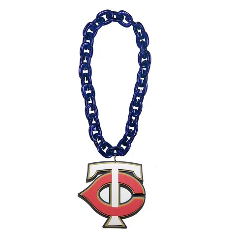 Minnesota Twins Fan Chain, Giant Necklace Licensed MLB Cover