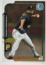 2015 Bowman Chrome #86 Francisco Liriano - NM-MT