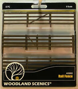 NEW O Woodland Scenics A3002 Rail Fence - Picture 1 of 4