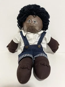 Vintage Retro Cabbage Patch African Black Boy Short Hair - Picture 1 of 4