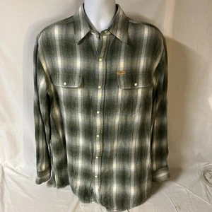 Orvis Herren Hemd 100% Baumwolle Flanell Mehrfarbig Kariert Medium Pearl Snap FS! - Bild 1 von 8