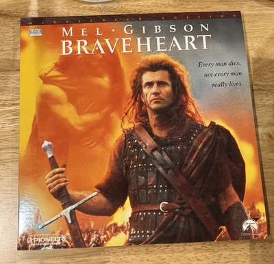 Braveheart Laserdisc 2-Disc MEL GIBSON AC-3 DOLBY THX Widescreen - Image 1 of 3