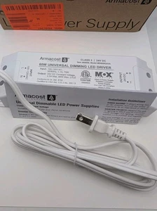 Iluminación Armacost 860600 para iluminación LED con cable de CA extraíble 60 W 24 V regulable - Imagen 1 de 4