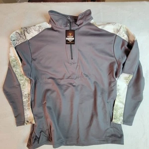 Pullover Kings Camo 1/4 Cremallera Para Hombre en Nieve Ropa Activa - XL - Nuevo con Etiquetas - Imagen 1 de 7