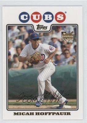 2008 Topps Update Gold Foil Micah Hoffpauir #UH189 Rookie RC - Image 1 of 2