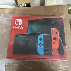 Nintendo Switch Konsole 32GB Dockingstation Rot & Blau Joy-Cons JAPAN Modell Neu - Bild 1 von 5