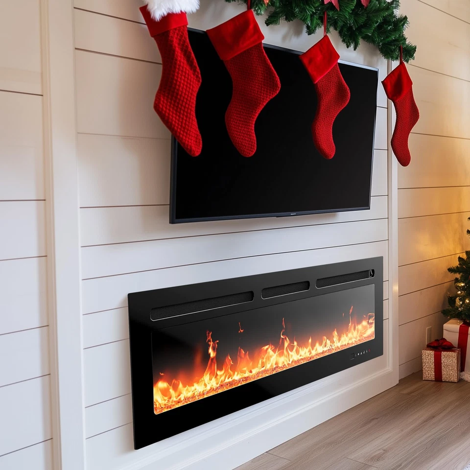 50″Smart Electric Fireplace Heater with App & Remote Control, 5300 BTU Heat O... - Image 1 of 1