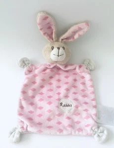 KIK ergee Schmusetuch Hase rosa Kuscheltuch Schnuffeltuch Rabbit Baby Neuwertig - Bild 1 von 4