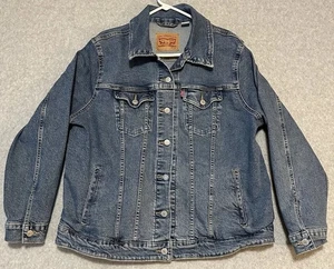 Levi's Uni-Sex Classic Trucker Stretch Denim Knopfleiste Größe 3X Jeansjacke - Bild 1 von 12