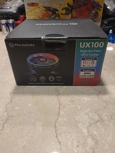 Thermaltake UX100 5V Motherboard Sync High Airflow Hydraulic Bearing CPU Cooler - Picture 1 of 1