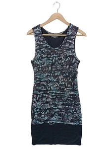 GINA BENOTTI Vestido línea A Mujeres Vestido Talla EU 36 azul-blanco-negro - Imagen 1 de 5