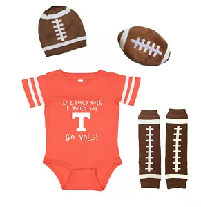 Tennessee Volunteers If I Could Talk Uniform Jersey Newborn Baby Bodysuit - Picture 1 of 3