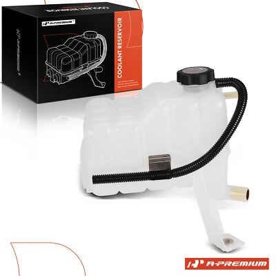 Radiator Coolant Overflow Tank w/ Cap & Sensor for Chevy Cadillac GMC Hummer H2 - Image 1 of 4