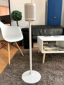 Sonos One OneSL Standfuß Ständer von dtron Pfosten 1 Weiß - Bild 1 von 6