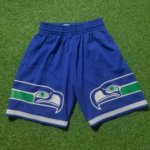 Mitchell & Ness Seattle Seahawks Shorts Men's Small NFL New MSRP $85 Throwback - Picture 1 of 5