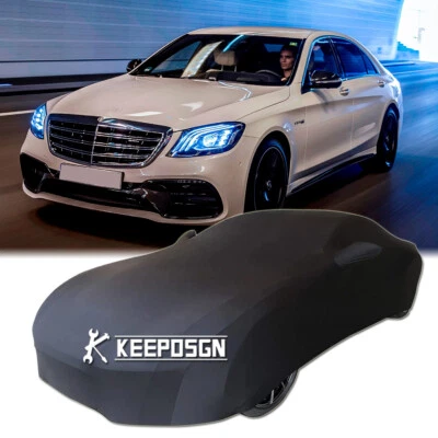 For Mercedes-Benz S-Class Full Car Cover Satin Stretch Scratch Dust Proof INDOOR - Image 1 of 4