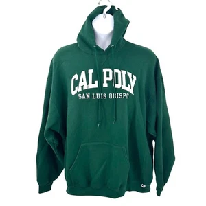 CAL POLY SAN LUIS OBISPO GREEN PULLOVER HOODIE SWEATSHIRT - XL - Picture 1 of 5