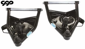 63-70 CHEVY C10 FRONT LOWER BLACK TUBULAR CONTROL ARMS USA MADE - Picture 1 of 7