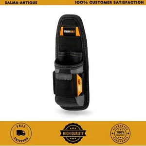 Utility Pouch, Black with 5 Pockets and Loops Including Plastic-Lined Utility - Picture 1 of 8